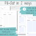Printable Recipe Binder Kit, Blank Printable Recipe Page Template, PDF ...