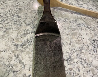Cast iron spatula repurposed blackstone