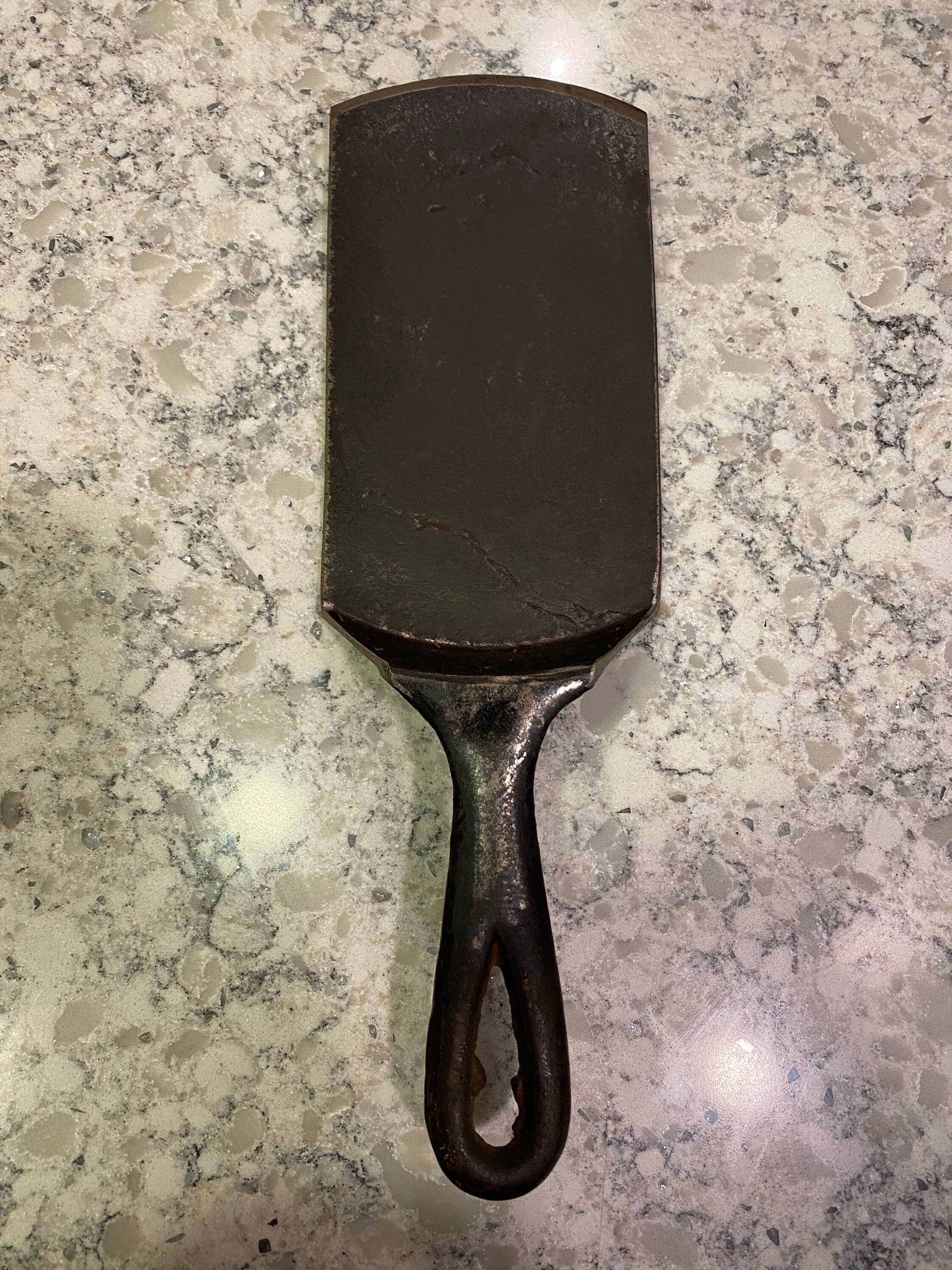 Large Gatemarked Cast Iron Spatula Blackstone Repurposed From Etsy