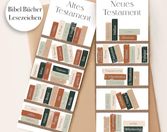 Bücher der Bibel Lesezeichen christliches Lesezeichen Bibel Bücher Bibelvers christliches Geschenk Weihnachtsgeschenk Christliche Karte
