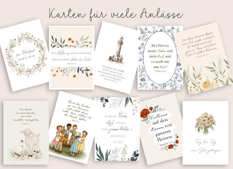 Encouragement cards for children, 8 Christian affirmation cards with wooden stand, Christian children's cards, Christian learning cards for children image 8