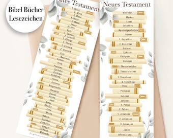 Bücher der Bibel Lesezeichen Set christliches Lesezeichen Bibelbücher Bibelvers christliches Geschenk Weihnachtsgeschenk Christliche Karte