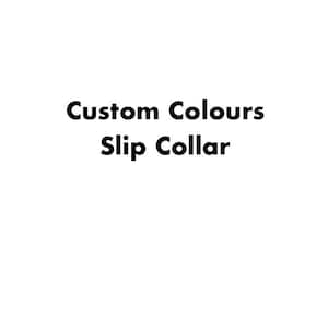 Custom Color Cotton Rope Dog Slip Collar: Handmade Eco-Friendly Design