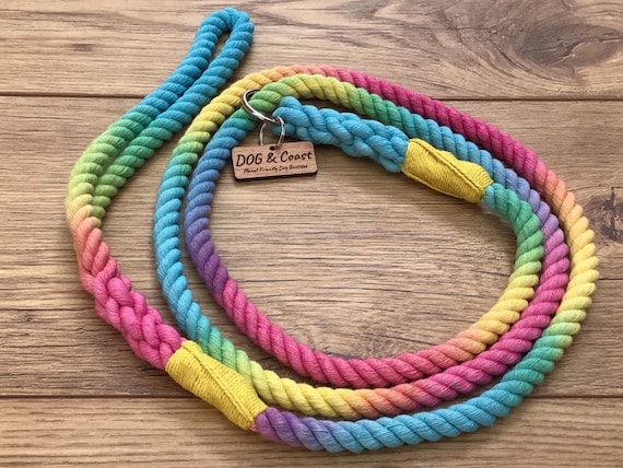 Handmade Cotton Rope Slip Lead: Eco Friendly Dog Leash