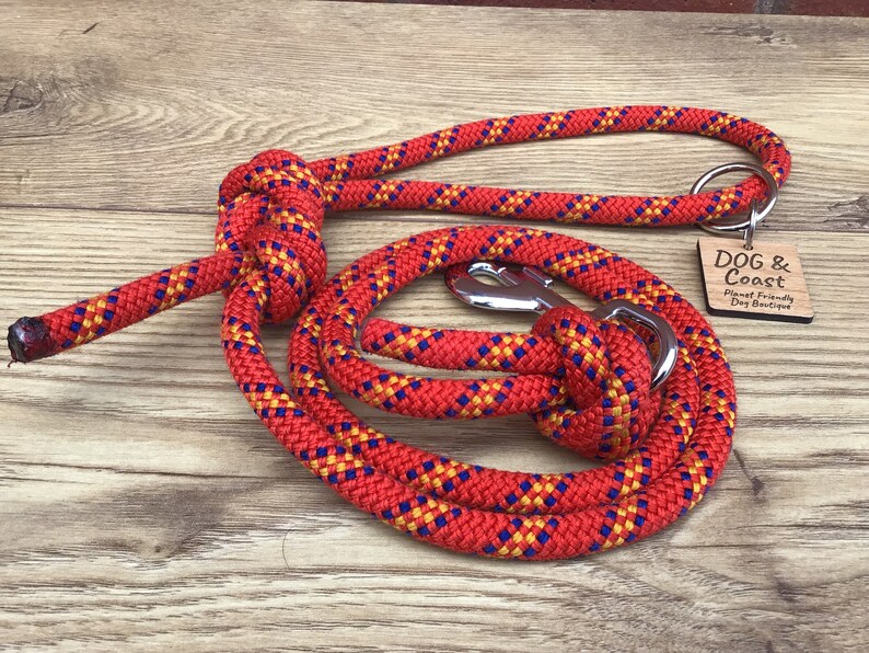 Climbing Rope Leash Recycled Climbing Rope Lead Dog Lead Etsy