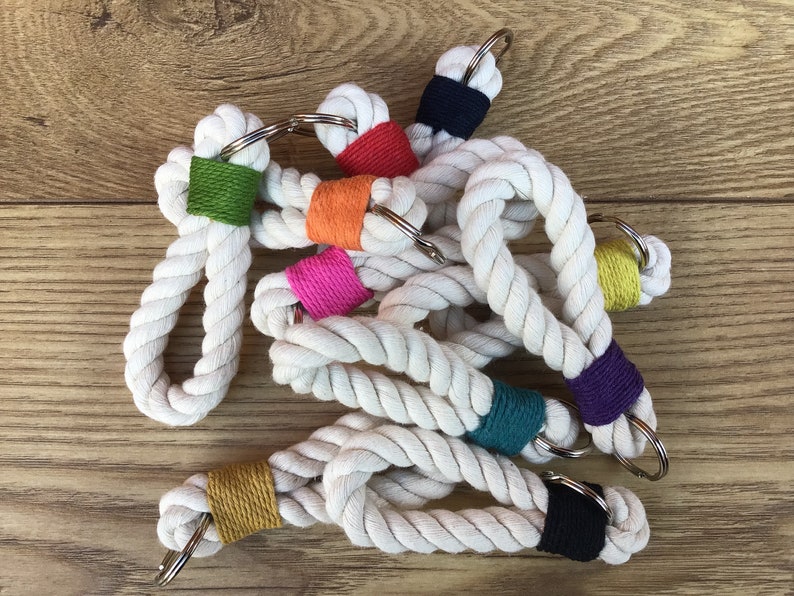 Rope Key Ring - Etsy