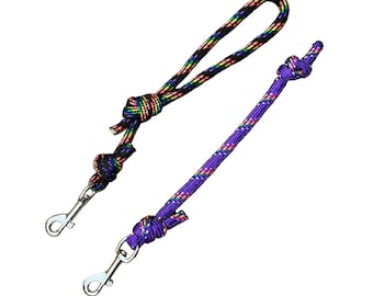 Waterproof Rope Traffic Leash, Short Dog Lead with Grab Handle