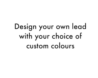 Custom Color Cotton Rope Dog Leash: Handcrafted Vegan Lead