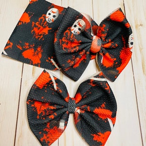 Friday the 13th headwrap bow