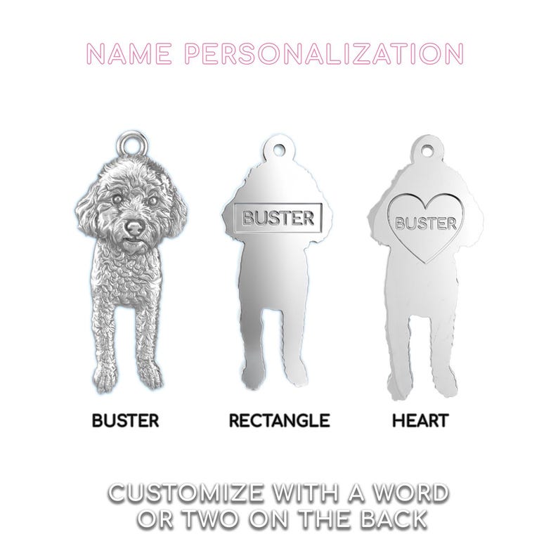 Collar con retrato realista personalizado a partir de tu foto / Charm de plata esterlina hecho a mano imagen 5