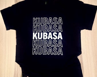 KUBASA Hand-Screen Printed T-Shirt