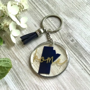 Manitoba Home Acrylic Resin Keychain