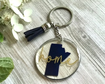 Manitoba Home Acrylic Resin Keychain