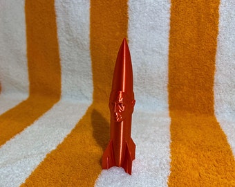 3D Printed Majesty: The Rock-etship! Blast Off with Dwayne's Face from Hollywood Stardom to Cosmic Kingdom!