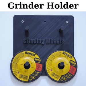 Premium 3D Printed PLA Grinder Disc Holder: The Ultimate Solution for Effortless Tool Organization in Your Shop and Garage - A Perfect Gift image 2
