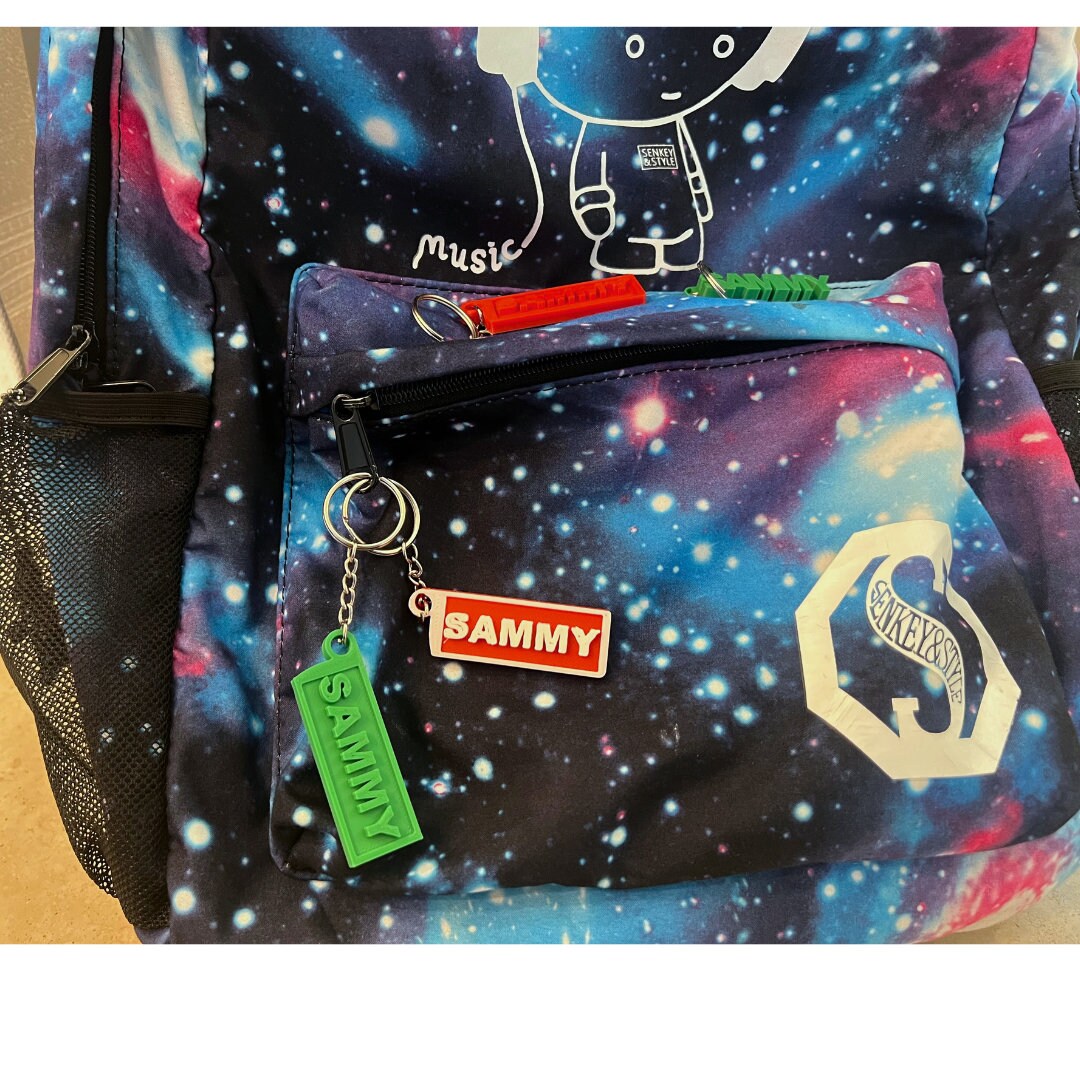 Custom 3d Printed Key Chain -name- Gift for Him-backpack Tag-keyring ...