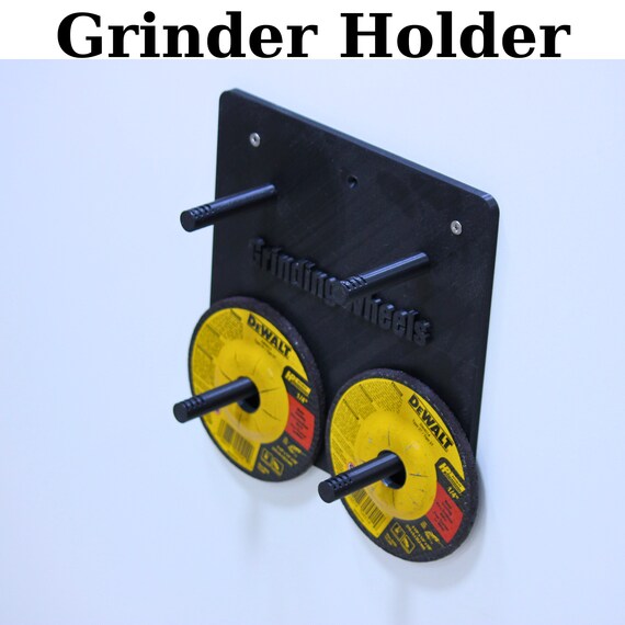 Premium 3D Printed PLA Grinder Disc Holder: The Ultimate Solution for Effortless Tool Organization in Your Shop and Garage - A Perfect Gift