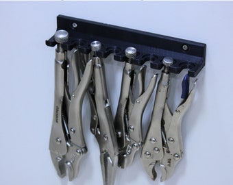 3D Printed  Vise Grip Wall Rack - Custom Name Tool Storage - Ideal for Garage Organization - Perfect Father’s Day Gift
