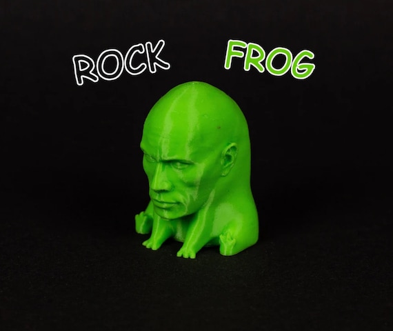 The Rock Imposter Custom Colors 3D Printed Fidget Toy 