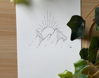 Lámina artística Amanecer