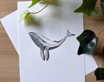 Lámina artística de la ballena de los sueños
