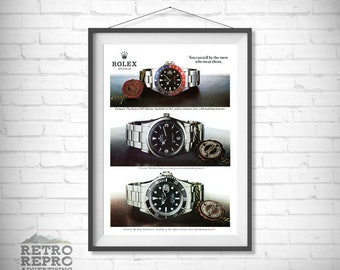 Rolex Patent Poster | Etsy