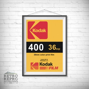 Vintage Kodak Cameras 35mm Film Magazine Advertisment Classic Old Ad Advert Gift Poster Print