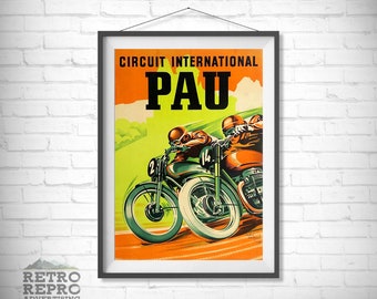 Vintage 1950s Motorcycle Motorbike Magazine Advertisment Classic Old Car Ad Advert Gift Poster Print