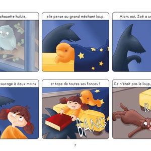 Livre pour enfant Les aventures de Zoé en français BD jeunesse pour enfant de 3 à 7 ans dédicace personnalisée fait main image 5