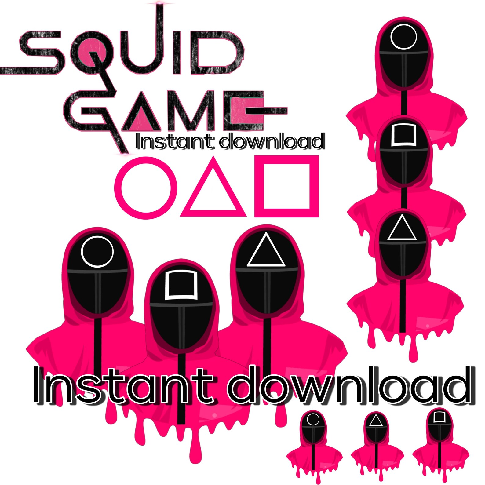 Squid Game 11 Digital Downloads Etsy
