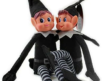 black outfit elf on the shelf