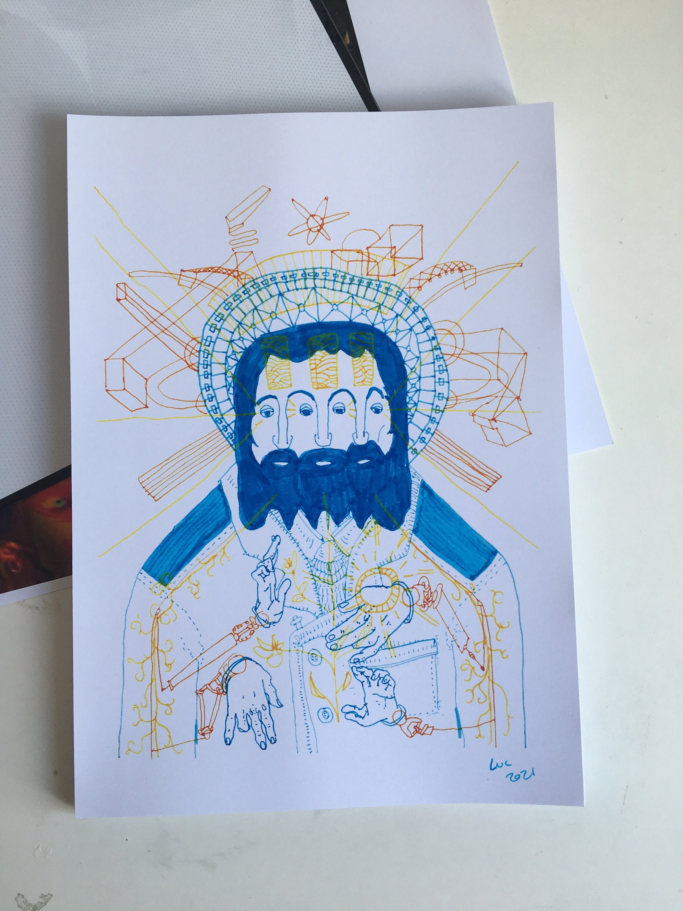 Print A4 Vultus Trifons