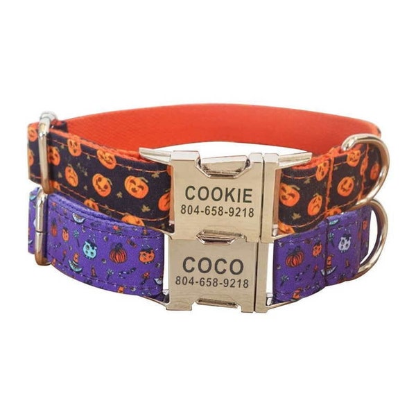 Halloween Dog Collar Etsy