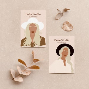 Custom Jewelry Display Card, Earring Card, Earring Card Template, Editable Earring Card, Boho Jewelry Card, Custom Earring Card Packaging