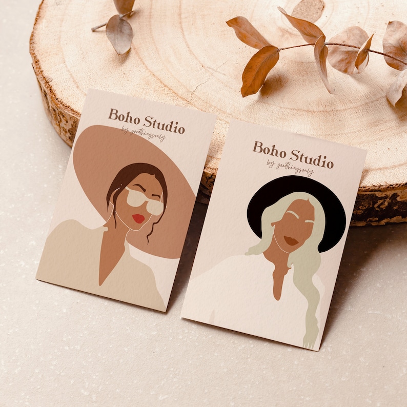 Custom Jewelry Display Card, Earring Card, Earring Card Template, Editable Earring Card, Boho Jewelry Card, Custom Earring Card Packaging