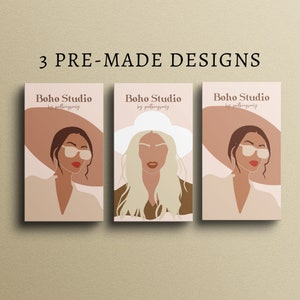 Custom Jewelry Display Card, Earring Card, Earring Card Template, Editable Earring Card, Boho Jewelry Card, Custom Earring Card Packaging