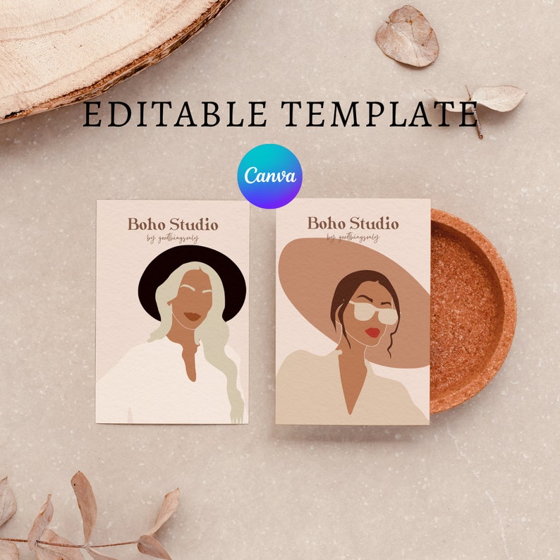 Custom Jewelry Display Card, Earring Card, Earring Card Template, Editable Earring Card, Boho Jewelry Card, Custom Earring Card Packaging
