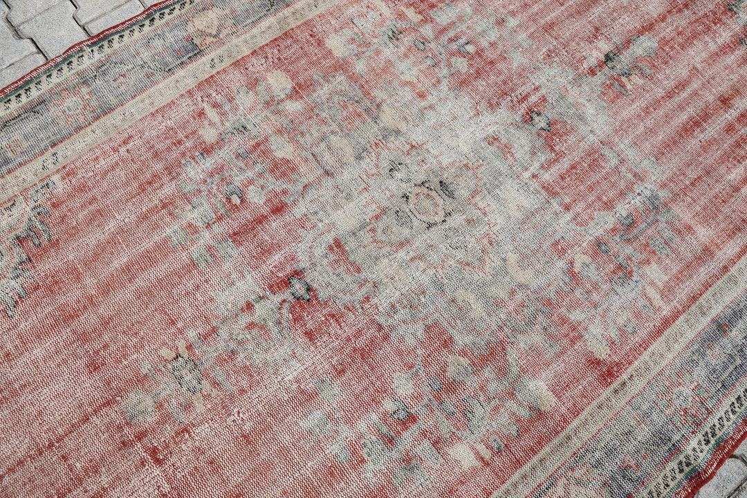 6x10 Rug, 6x10 Turkish Rug, 6x10 Vintage Rug, Muted Rug, Faded Rug ...