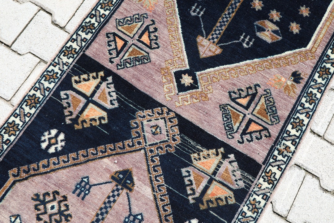 3x8 Runner Rug Kitchen Rug 3x8 Turkish Runner Handmade Rug Etsy