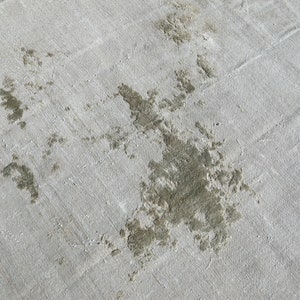 Distressed Beige Turkish Oushak Rug, 7x9, Wool & Cotton