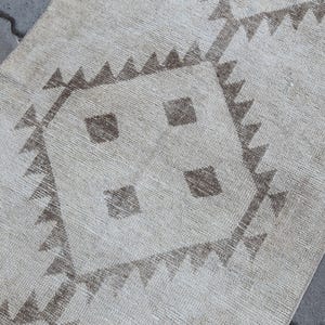 3x14 Runner, Long Runner Rug,Unique Rug,Hallway Rug,Kitchen Runner,Beige,Brown,3x14 Turkish Runner,Vintage Runner 3x14,Stair Rug,Neutral Rug