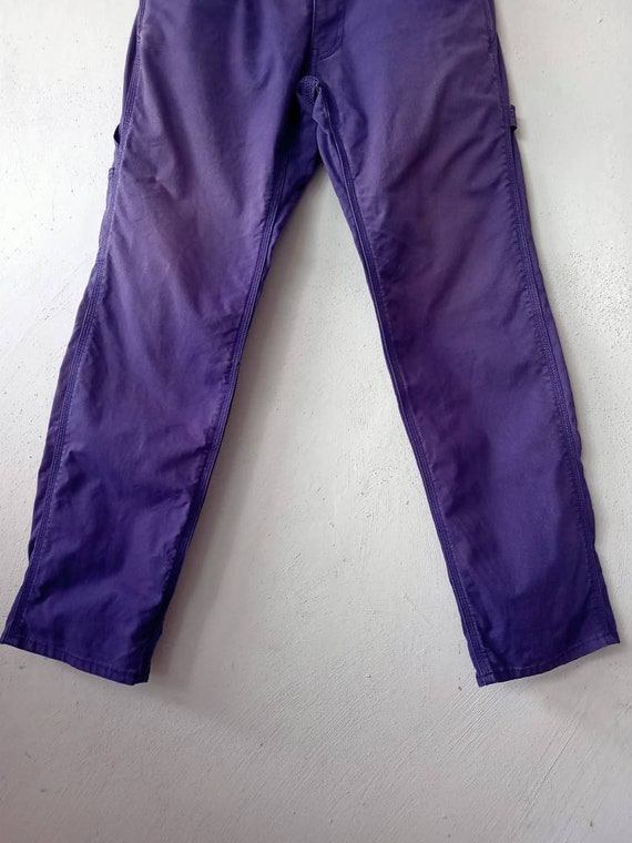 Vintage Smith's Workwear Sanforized Purple Pants … - image 3