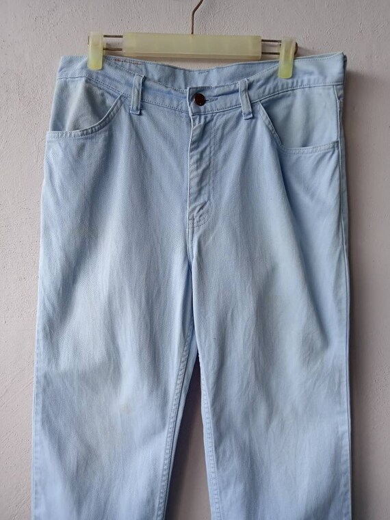 Vintage 80s Levis 518 Light Blue 