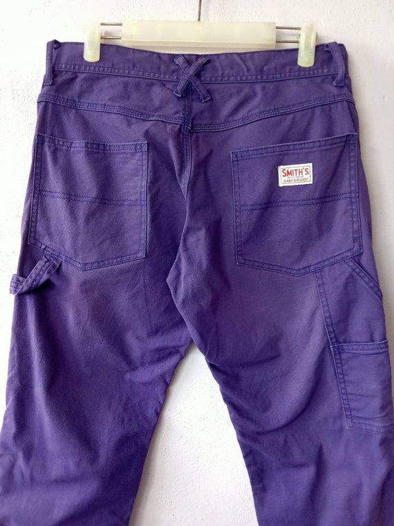 Vintage Smith's Workwear Sanforized Purple Pants … - image 5