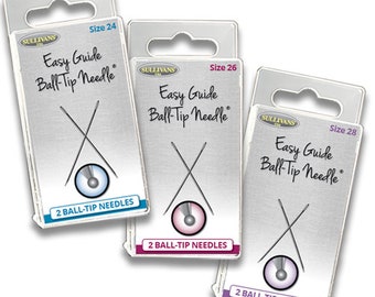 Sullivans Easy Guide Ball-Tip Needles 2/Pkg-Size 24 (40mm)