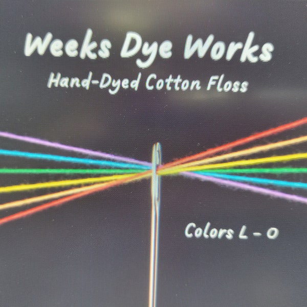 Weeks Dye Works Floss L - O