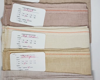 Hand Dyed Linen/Aida 36ct by Hometown Needleworks