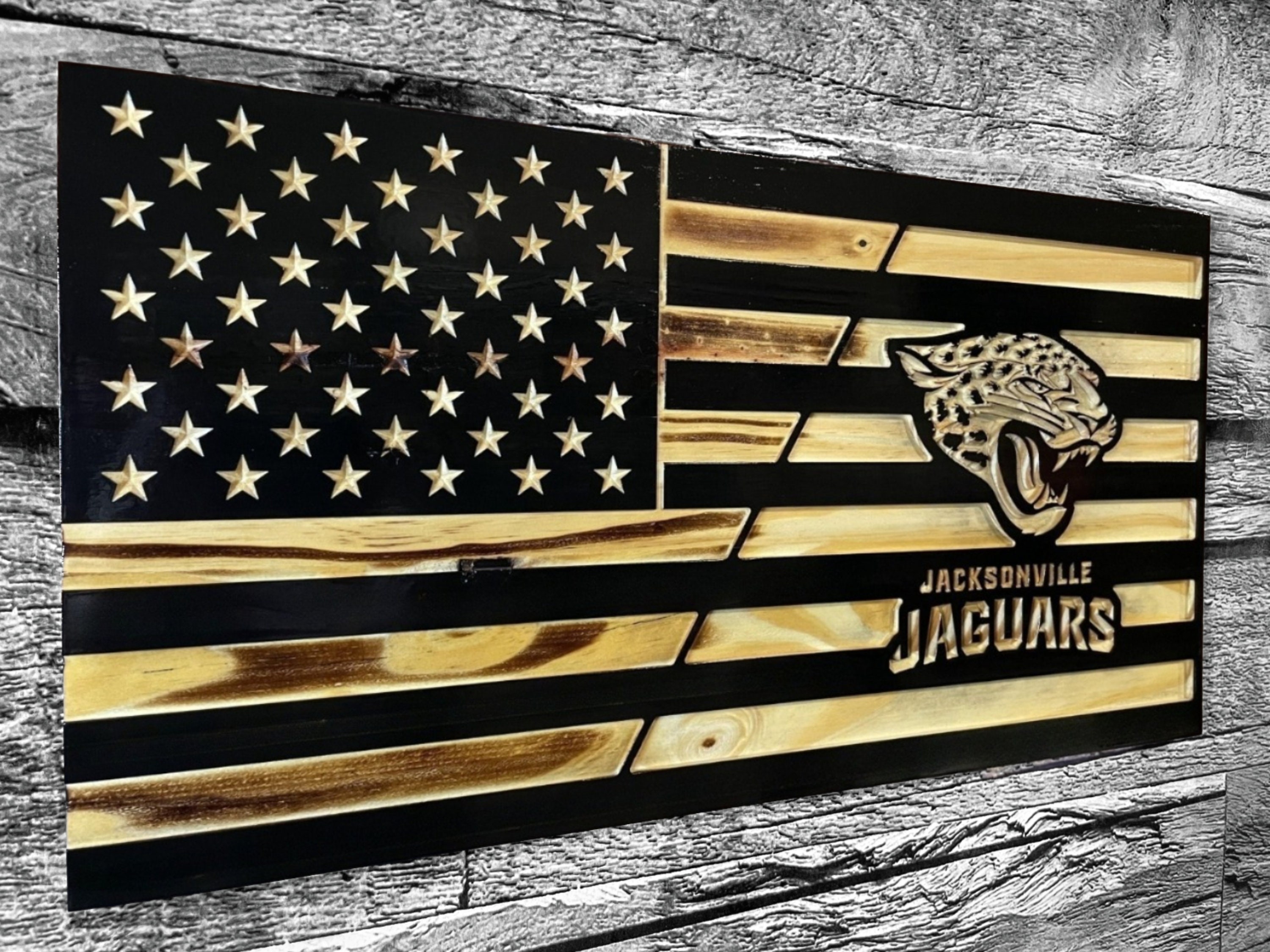 Jacksonville Jaguars Stripe Flag | Premium Quality | Made in Dublin