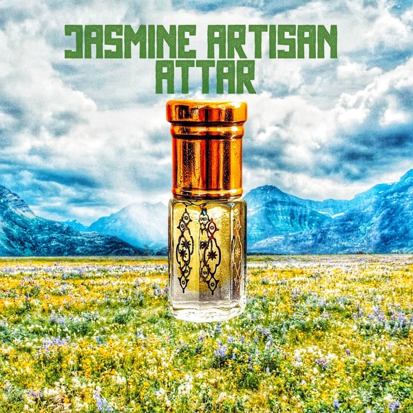Jasmijn Attar | Premium parfumolie - alcoholvrij met basis van sandelhoutolie | Langdurig unisex bloemenparfum