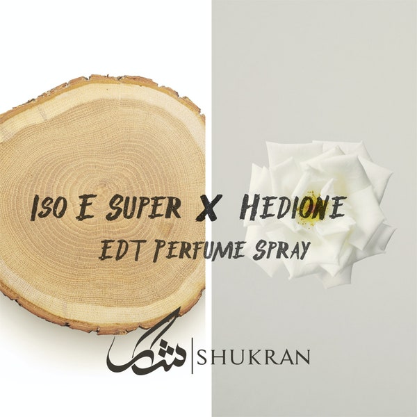 ISO E Super X Hedione EDT en vaporisateur (concentration 10 %) | Booster de parfum | Parfum unisexe longue durée